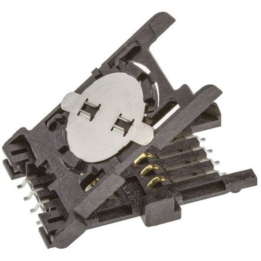 5145299-2 - Держатель карт SIM/SAM 8 контактов шаг 2.54мм прямой для поверхностного монтажа ток 0.2A/контакт картон