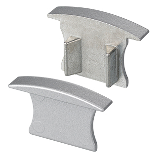 Заглушка ALU-SLIM-H15-F глухая 018242 - Заглушка для профиля ALU-SLIM-H15 глухая. Материал - алюминий, цвет серый.  Цена указана за 1шт.