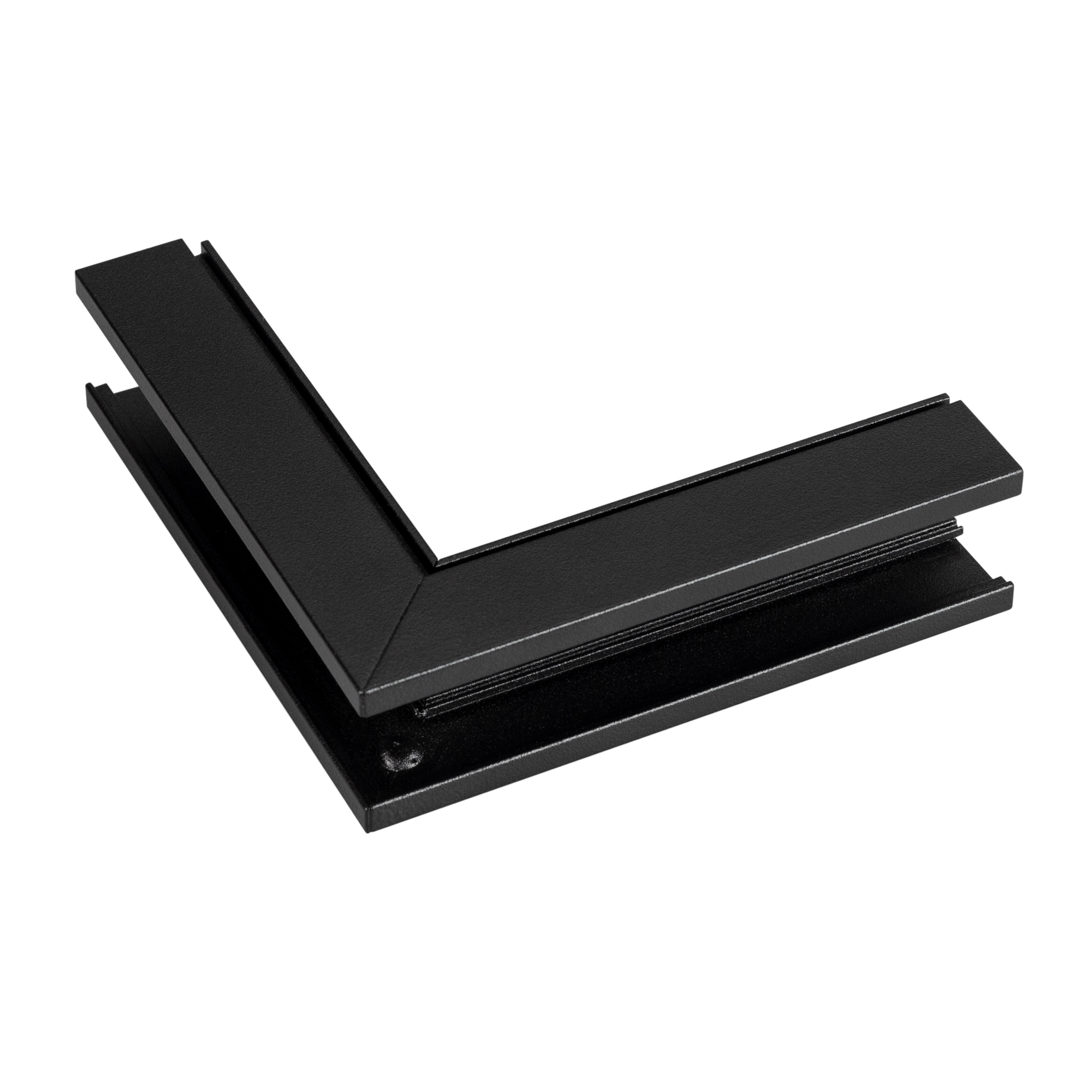 Коннектор угловой MAG-ORIENT-CON-2620-L90-EXT (BK, внешний) 036021 - Угловой внешний коннектор для трека MAG-ORIENT 2620. DC48V. Материал алюминий, цвет черный. Размеры 100х100х26,2 мм. Аксессуары для соединения с треком приобретаются отдельно.
