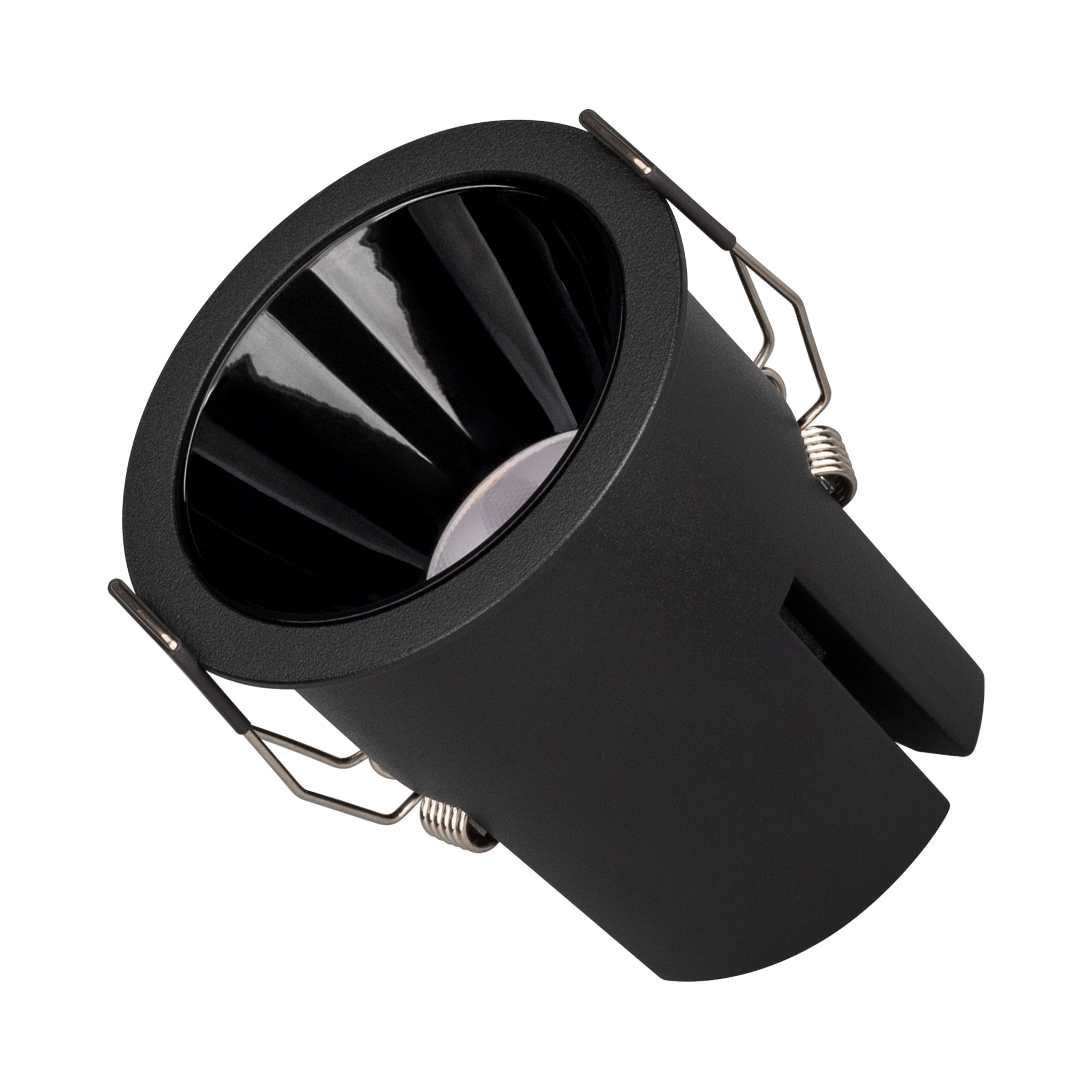 Светильник MS-ATLAS-BUILT-R72-20W Day4000 (BK-BK, 30 deg, 230V) 035461 - Встраиваемый светильник даунлайт. Мощность 20 Вт, св. поток 1640 лм, 82 лм/Вт, дневной 4000 K, CRI>90, UGR<16, угол 30°, напряжение питания 230 В. Черный круглый корпус из алюминия, 