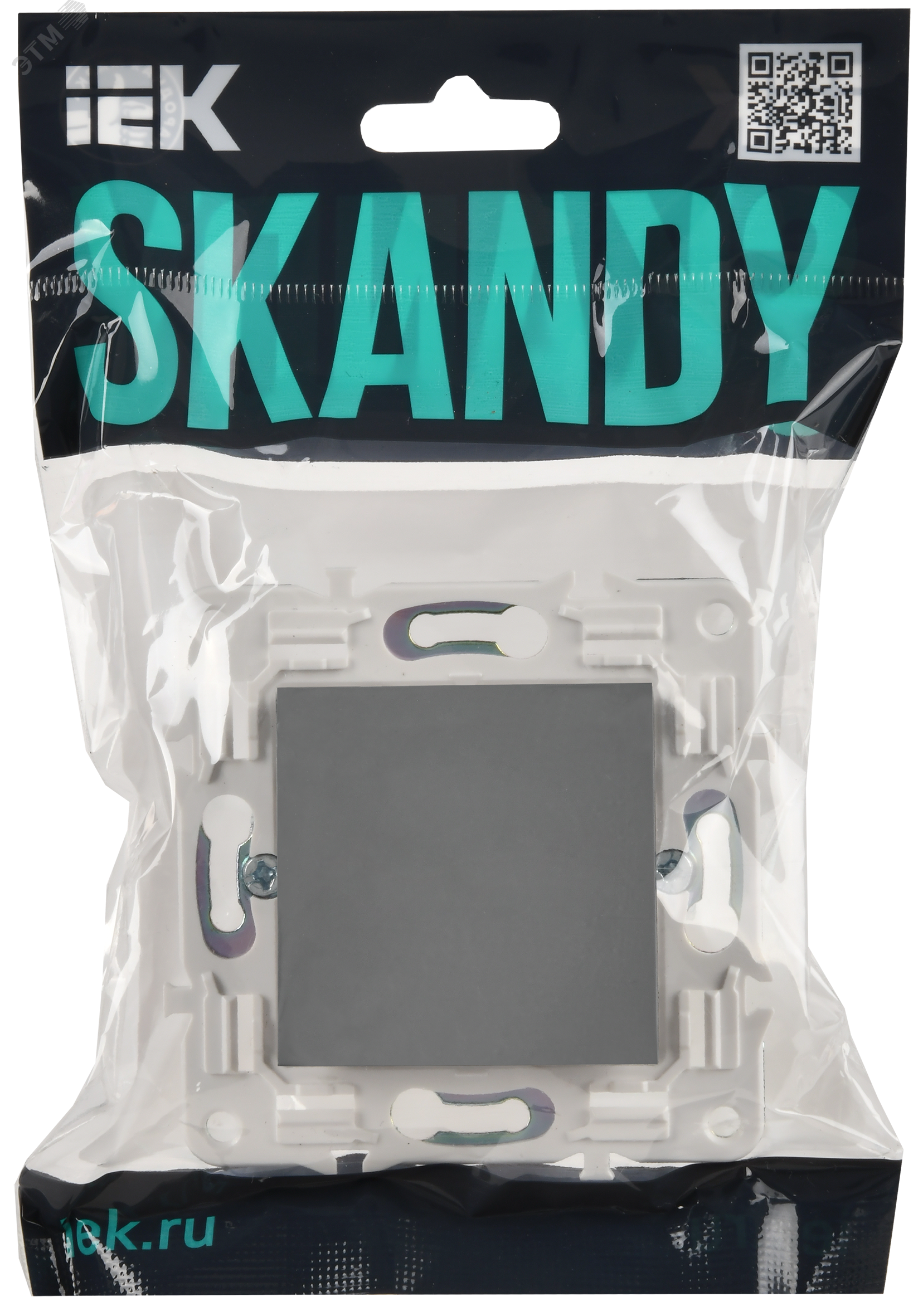 SKANDY Заглушка с суппортом SK-C01Gr серый IEK SK-PL10-K03