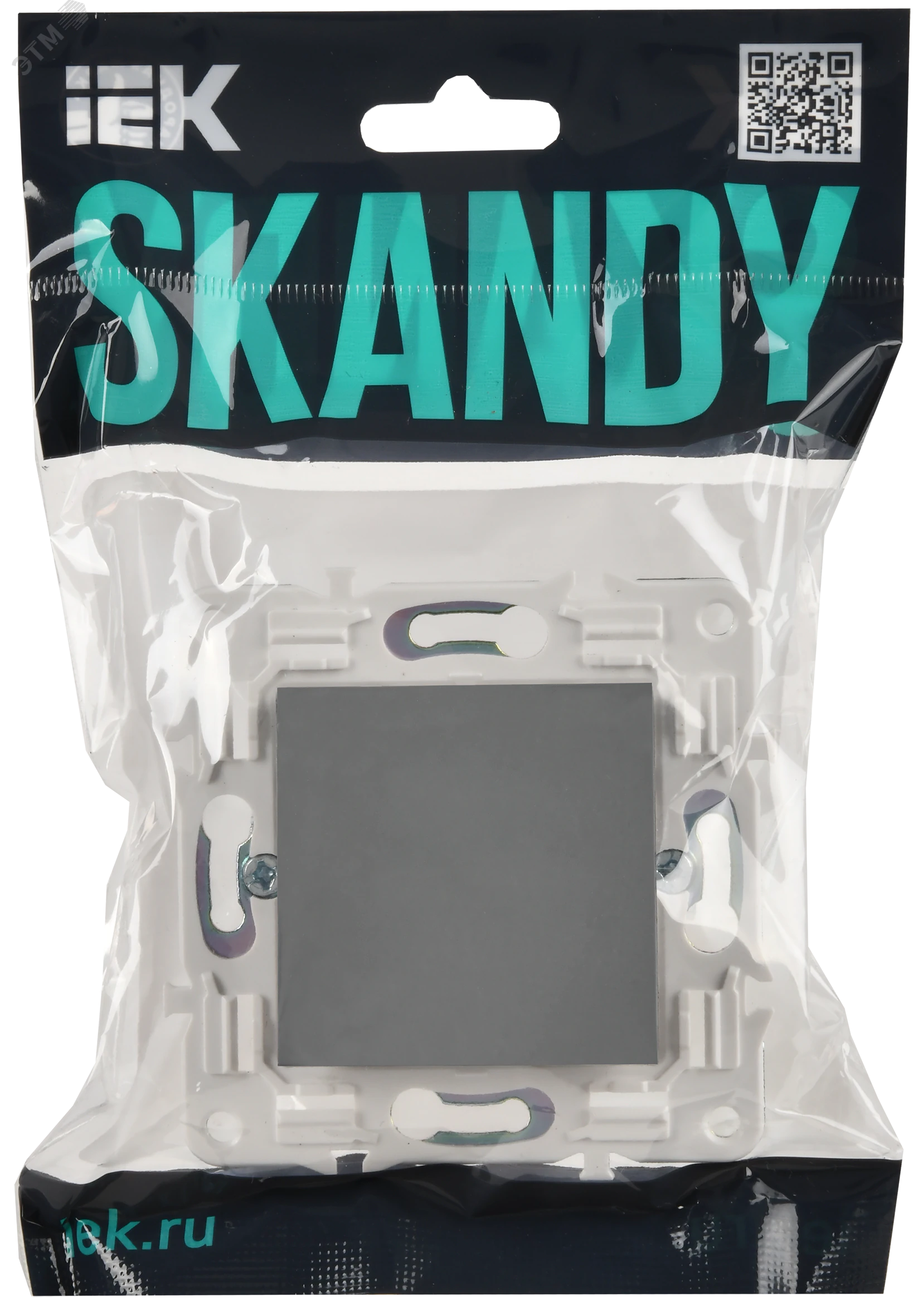 SKANDY Заглушка с суппортом SK-C01Gr серый IEK SK-PL10-K03
