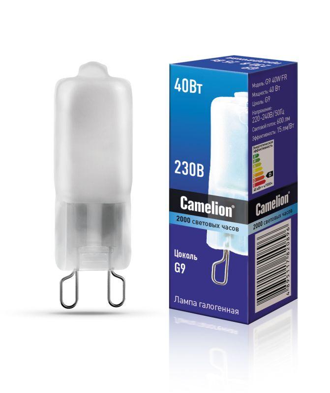 Лампа галогенная 40Вт капсульная матовая G9 3000К 240В 5556