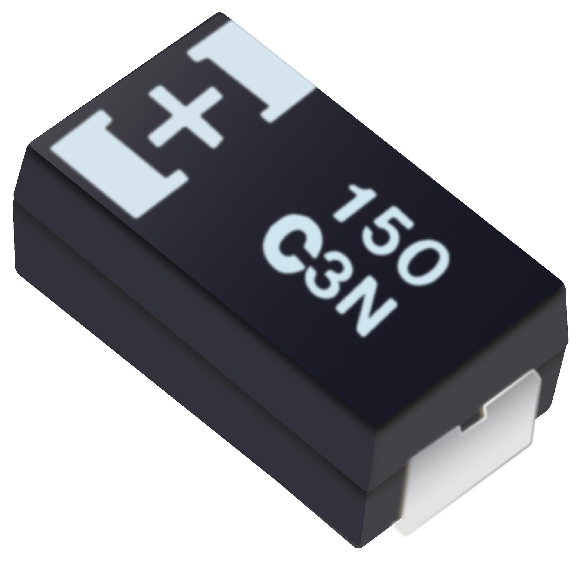 16TQC220MD3 - Конденсатор танталовый полимерный 220мкФ ±20% 16В D3L_корпус  (7.3х4.3х2.8мм) типоразмер 7343 0.05Ом 105°С лента на катушке