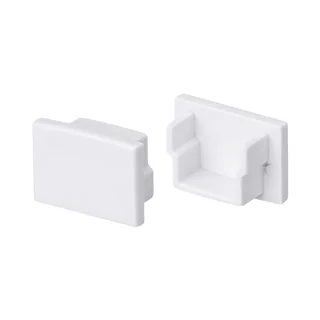 Заглушка ARH-DECORE-S12-LINE-EDGE глухая 023895 - Заглушка глухая для профиля ARH-DECORE-S12-LINE-EDGE. Пластик, цвет - белый. Цена за шт.