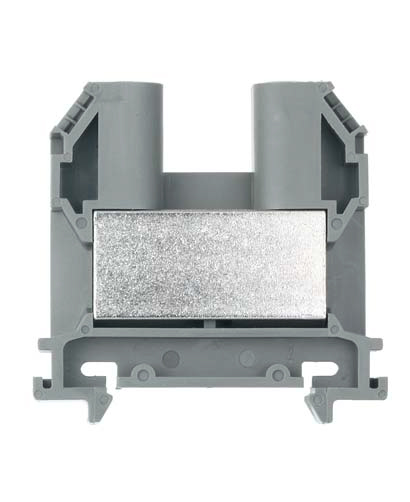 Клемма 9700A/16 S35 - Проходная клемма, тип фиксации провода: винтовой, номинальное сечение: 35 мм кв., 125A, 1000V, ширина: 16 мм, цвет: серый, тип монтажа: DIN 35