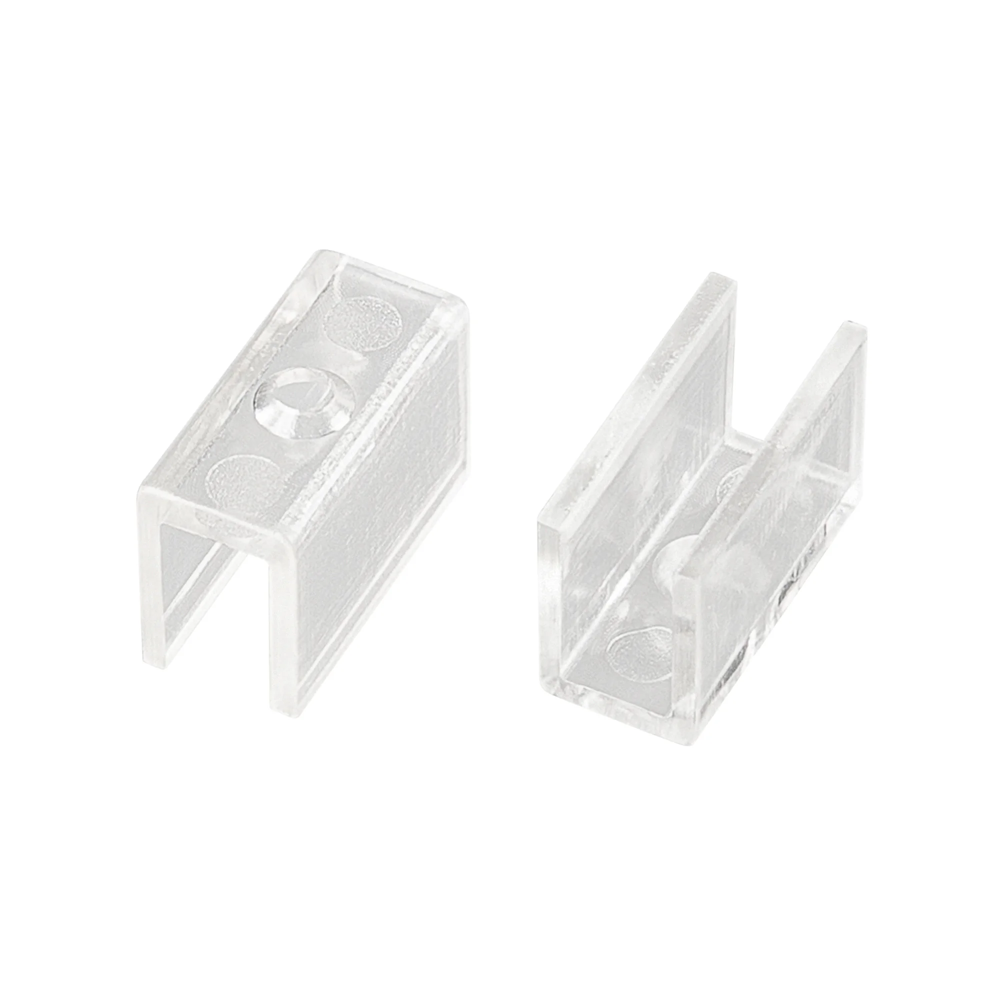 Держатель AURORA-1206-CLIP CLEAR 039354 - Клипса из прозрачного пластика для гибкого неона AURORA сечения 12х6мм. Длина 20 мм, ширина 6.45 мм.