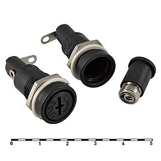 ZH258 FOR 5X20 - Держатель предохранителя ZH258 для 5x20, огнестойкий