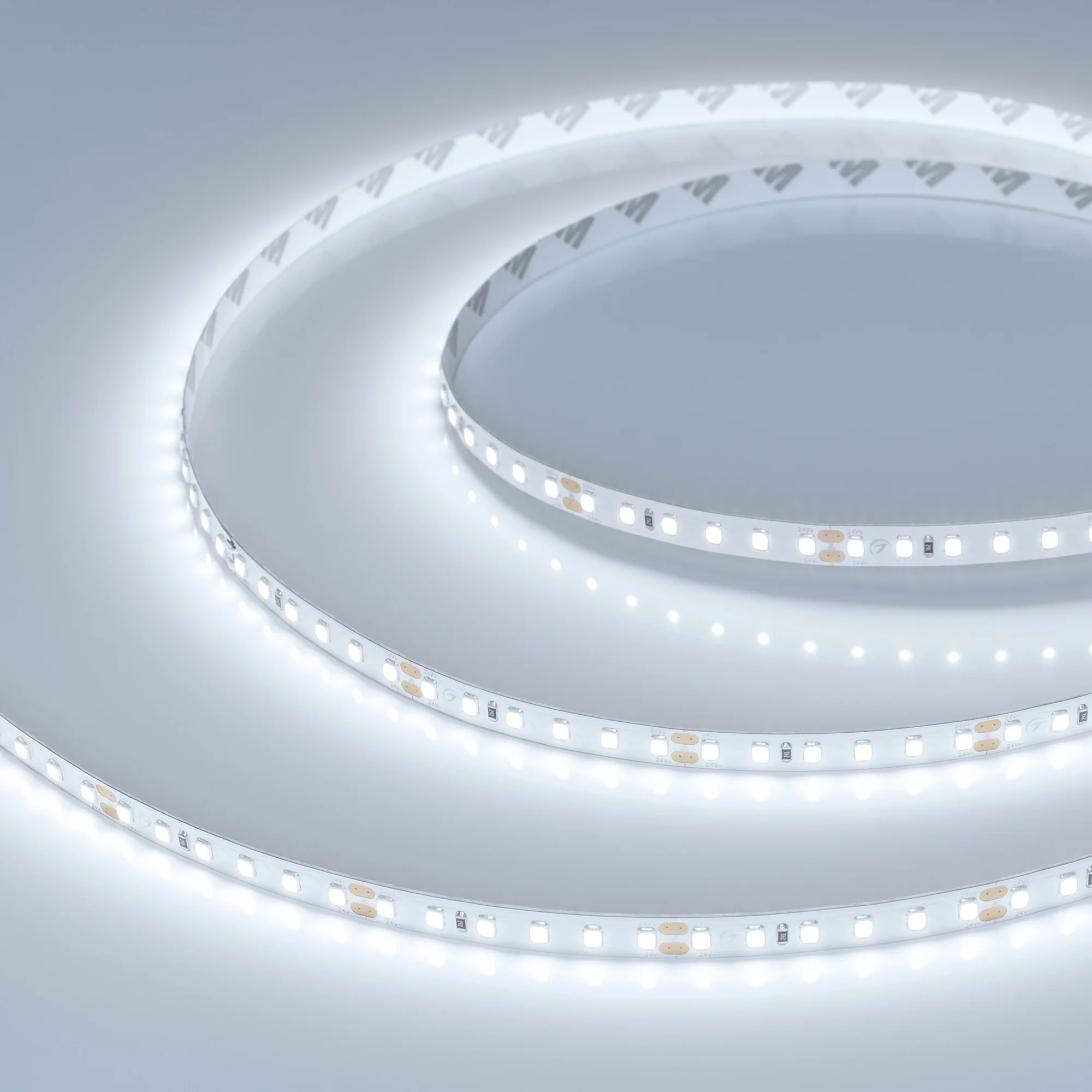 Лента UL-A120-8mm 24V White6000 (14.4 W/m, IP20, 5m) 042300 - Светодиодная лента UL-A120, открытая. Светодиоды 2835, 120 шт/м (600 шт на 5 м), белая плата, ширина 8 мм, скотч 3M. Цвет БЕЛЫЙ 6000 K, цветопередача CRI>90, угол 120°. Питание 24V, мощность 14