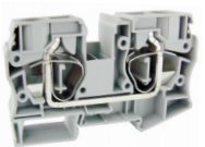 Проходная клемма UJ5-35E - Проходная клемма, серия E, тип фиксации провода: пружинный, номинальное сечение: 35 мм кв., 125A, 800V, ширина: 16,2 мм, цвет: серый, стандарт GB/T14048.1, тип монтажа: DIN 35