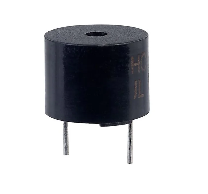 HCM1205F - Звукоизлучатель электромагнитный, +5В, d=12mm 60 мА, 85 дБ, 2.4 кГц, h=6.5 мм