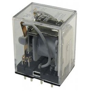 TRY-12VDC-S-4C - реле силовое 12VDC, 5А, 4переключения / 28х21.5х35.5мм