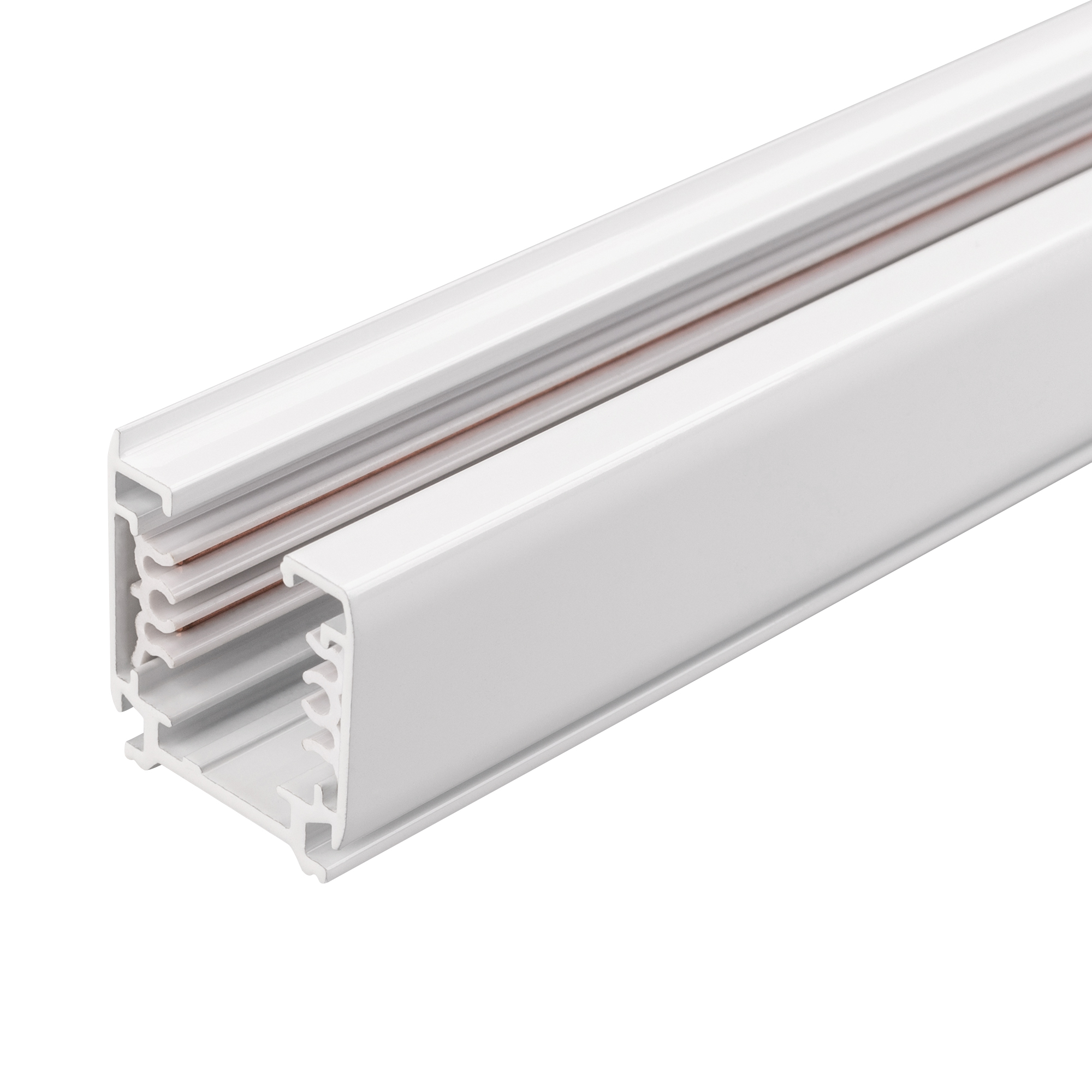 Трек LGD-4TR-TRACK-4000-WH-M (C) 046093 - 3-фазный трек 4TR, на 4 провода, длина 4 м. Цвет белый глянцевый. Коннектор питания и заглушка приобретаются отдельно. Размер ДxШxВ: 4000x33x33мм. При использовании с треками и аксессуарами другой серии возможно о