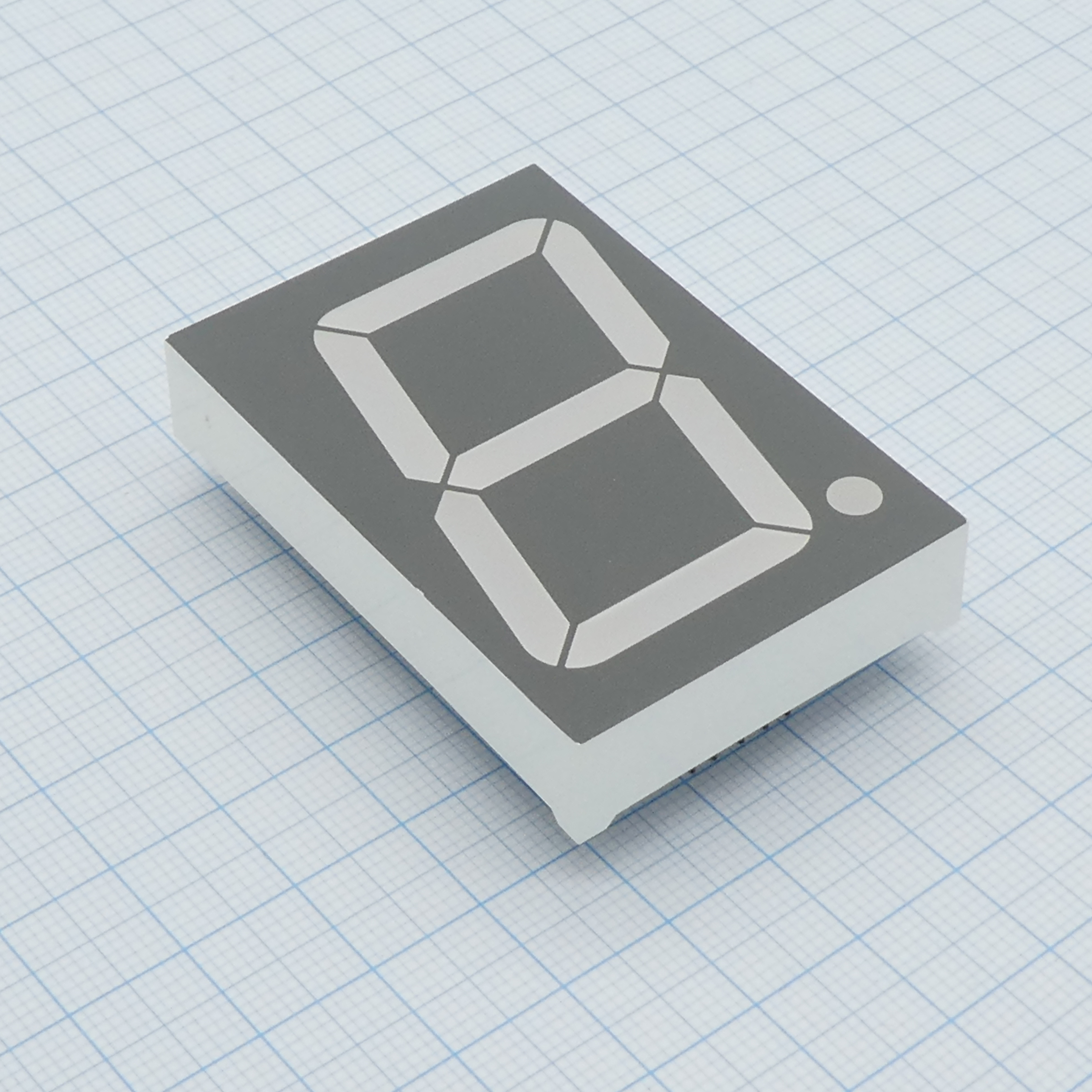 FYS-18011BSG-21 - 1 разрядный индикатор 45мм/красный/660нм/15-20мкд - зеленый/570нм/10-12мкд/ОА