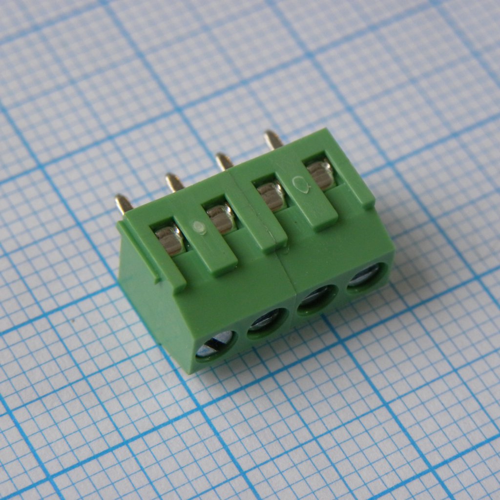 DG381-3.5-04P-14-00A(H) - Винтовой клеммный блок. Серия DG381-3.5