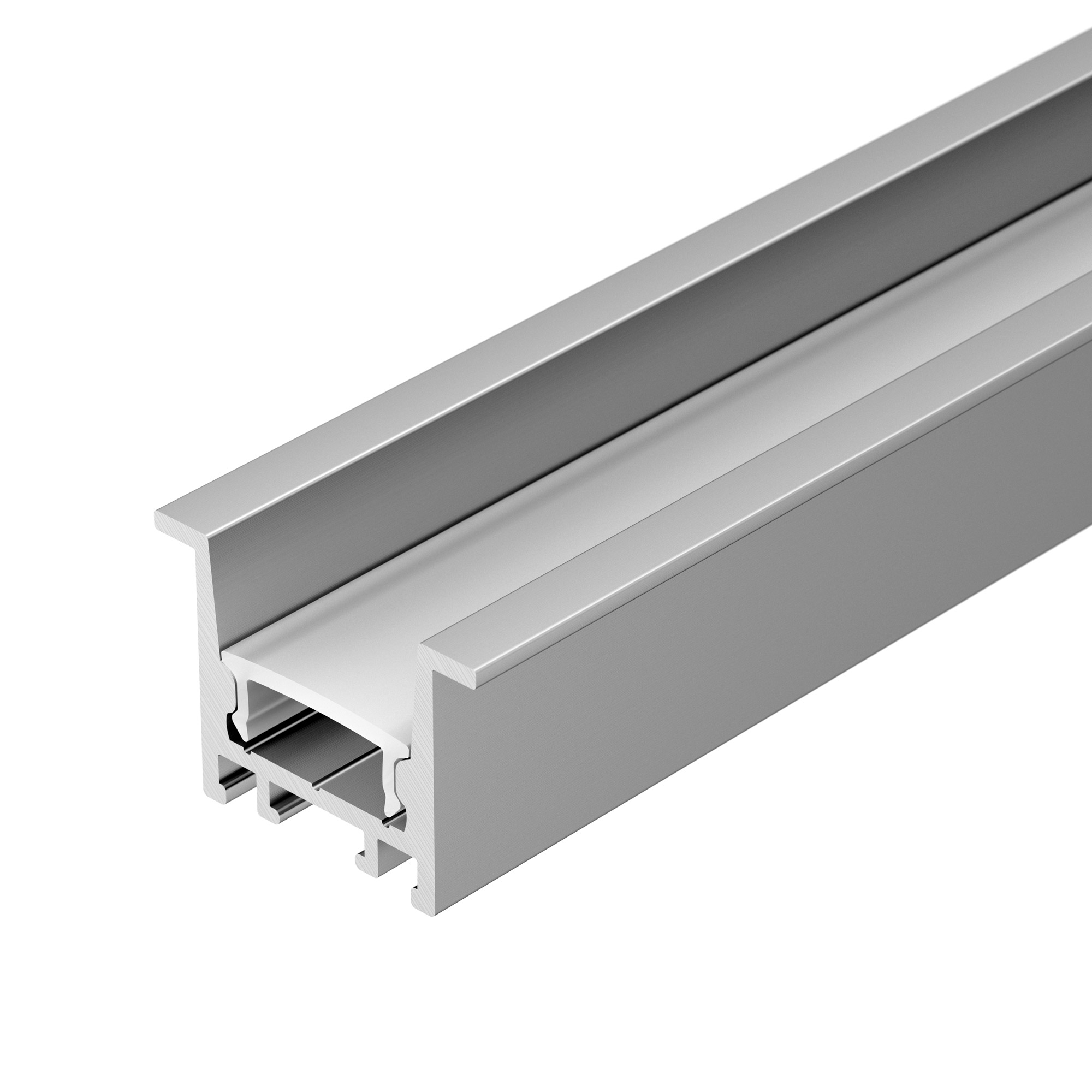 Профиль SL-COMFORT-2316-F-2000 ANOD 031768 - Алюминиевый анодированный профиль для светодиодных лент и линеек. Экран утоплен в плоскости профиля, что позволяет скрыть источник света от прямого контакта с глазами. Габаритные размеры (LхWхH): 2000x23x16 мм,