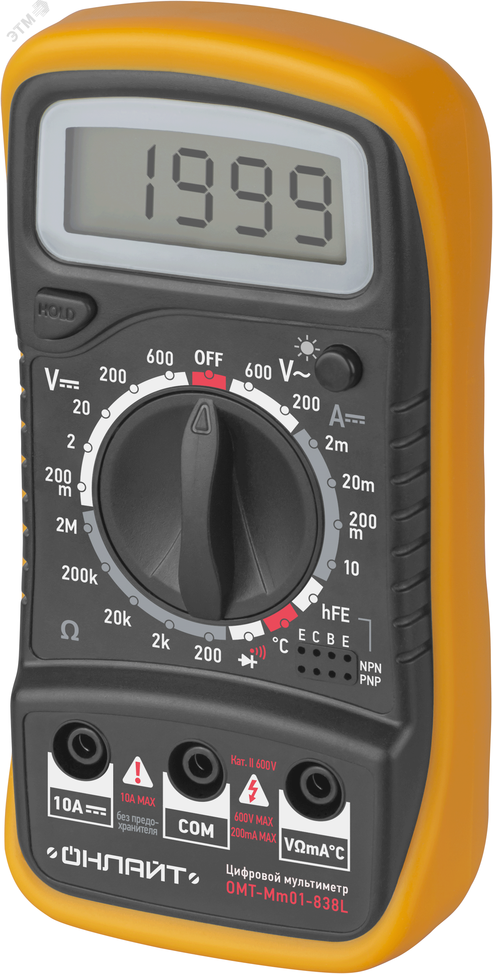 Мультиметр 90 081 ОMT-мм 01-838L (838L) 25906