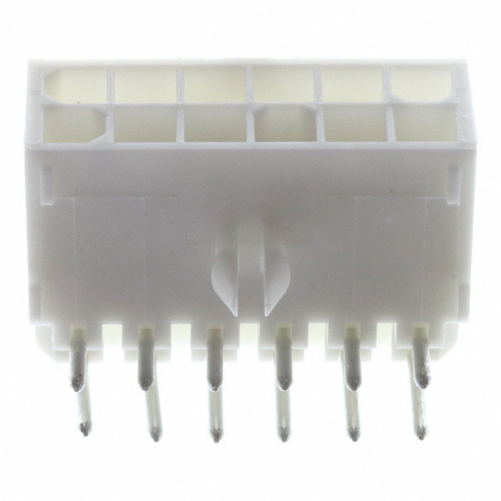 1-770972-0 - Прямоугольный разъем, Серия Mini Universal MATE-N-LOK, 12 контакт(-ов), Штекер, 4.14 мм, Пайка