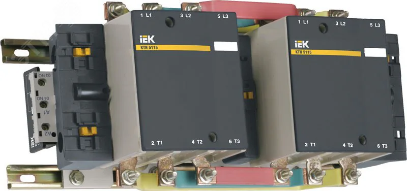 Контактор КТИ-51503 реверс 150А 230В/АС3 KKT53-150-230-10