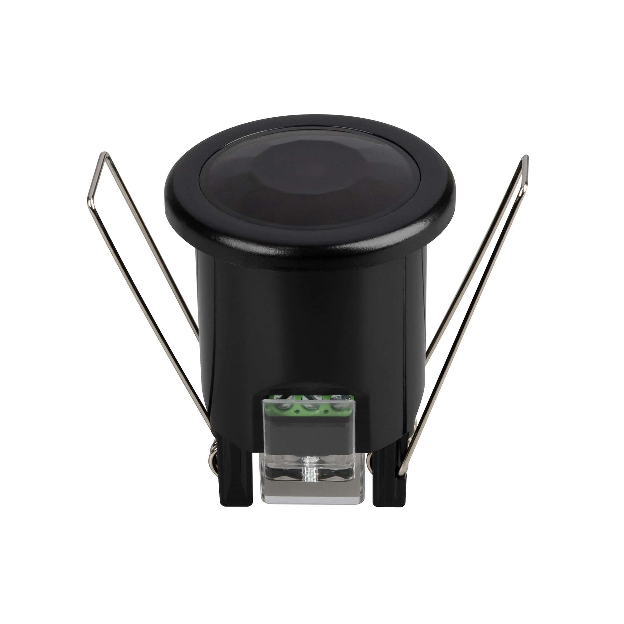 Датчик движения NAVE-PIR-BUILT-R50-400W-BK (230V, 1.7A, MINI, IP20) Пластик, 5 лет
