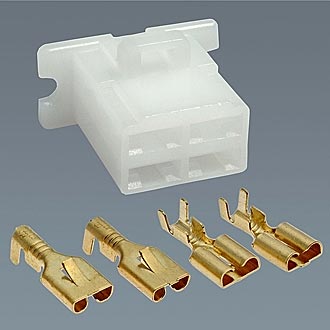 70413-6.3-21 - Разъем авт. соединитель 70413-6.3-21, 12/ 24 (DC) В