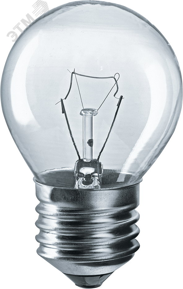 Лампа накаливания декоративная ДШ 40вт Р45 230в Е27 (шар) 16617