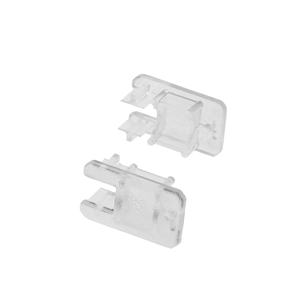 Заглушка под стекло SHELF9 clear 017335 - Прозрачная пластиковая заглушка для профиля SHELF9 при его использовании со стеклом 9мм. В пакете 2шт, цена за 1шт.
