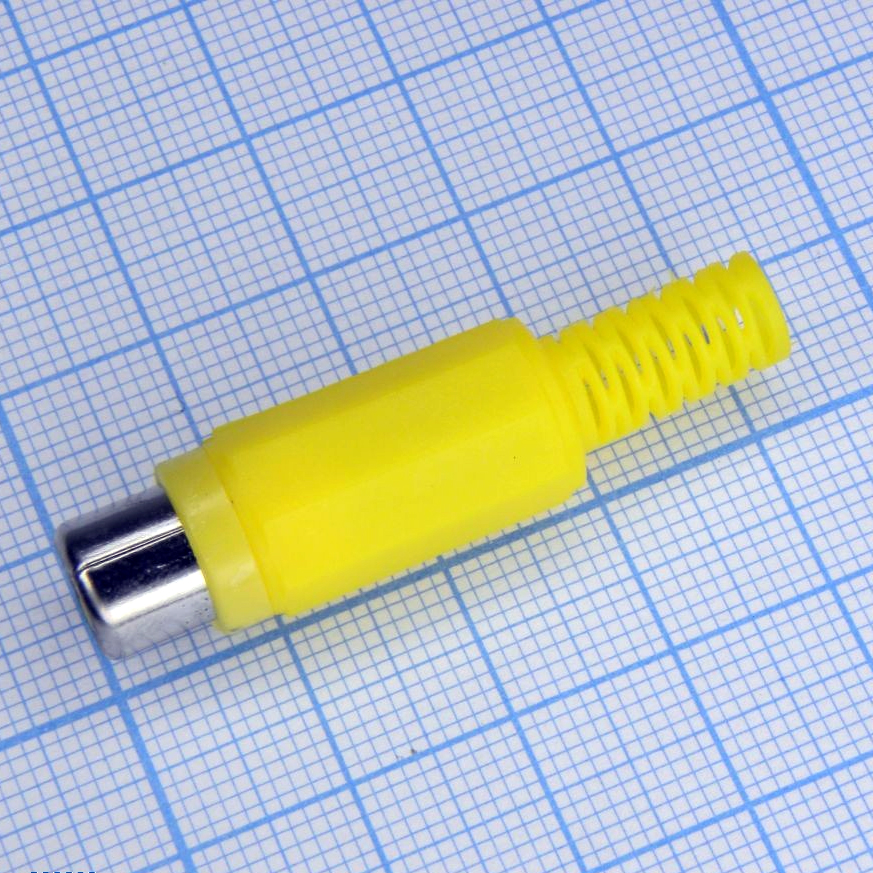 RCA 4005 Y(4006) - RCA гнездо кабельное, разъем типа "тюльпан"