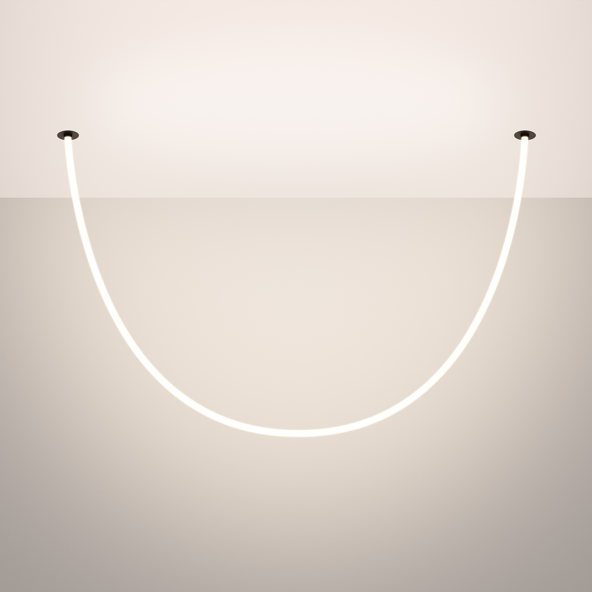 Светильник SP-TROPIC-BUILT-TRIMLESS-R18-L2500-36W Warm3000 (BK, 360 deg, 230V) 043390 - Подвесной светильник. Мощность 36 Вт, св. поток 2080 лм, 57 лм/Вт, тёплый 3000 K, CRI>90, угол 360°, напряжение питания 230 В. Черный круглый корпус из стали, силиконо