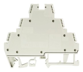 Клемма сенсорн. WK 2.5-3 D/U - Проходная клемма, тип фиксации провода: винтовой, номинальное сечение: 2,5 мм кв., 24A, 400V, ширина: 6 мм, цвет: серый, тип монтажа: DIN 35