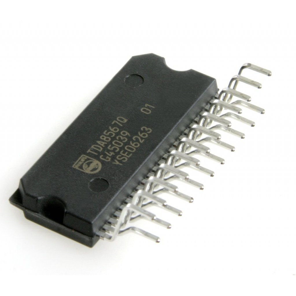 TDA8568Q - УНЧ  4x25Вт (14.4В/4 Ом) 40дБ