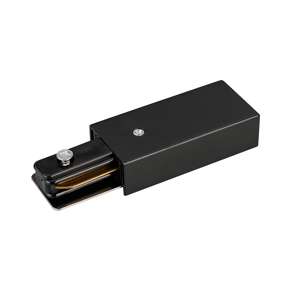 Коннектор питания LGD-2TR-CON-POWER-BK (C) 023109 - Концевой коннектор для подключения питания к треку 2TRA. 105х35х20мм. При использовании с треками и аксессуарами другой серии возможно отличие по цвету.