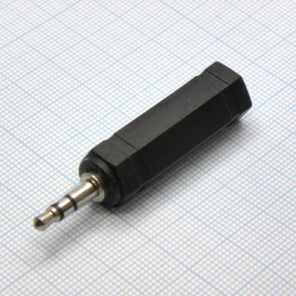 AD TRS штекер 3,5 -  TRS гнездо 6,3 - стерео штекер 3.5 - стерео гнездо 6.3