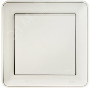 Розетка 1-м СП W59 Aqua 16А IP44 с заземл. защ. шторки в сборе бел. SE RS16-152B-18