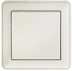 Розетка 1-м СП W59 Aqua 16А IP44 с заземл. защ. шторки в сборе бел. SE RS16-152B-18