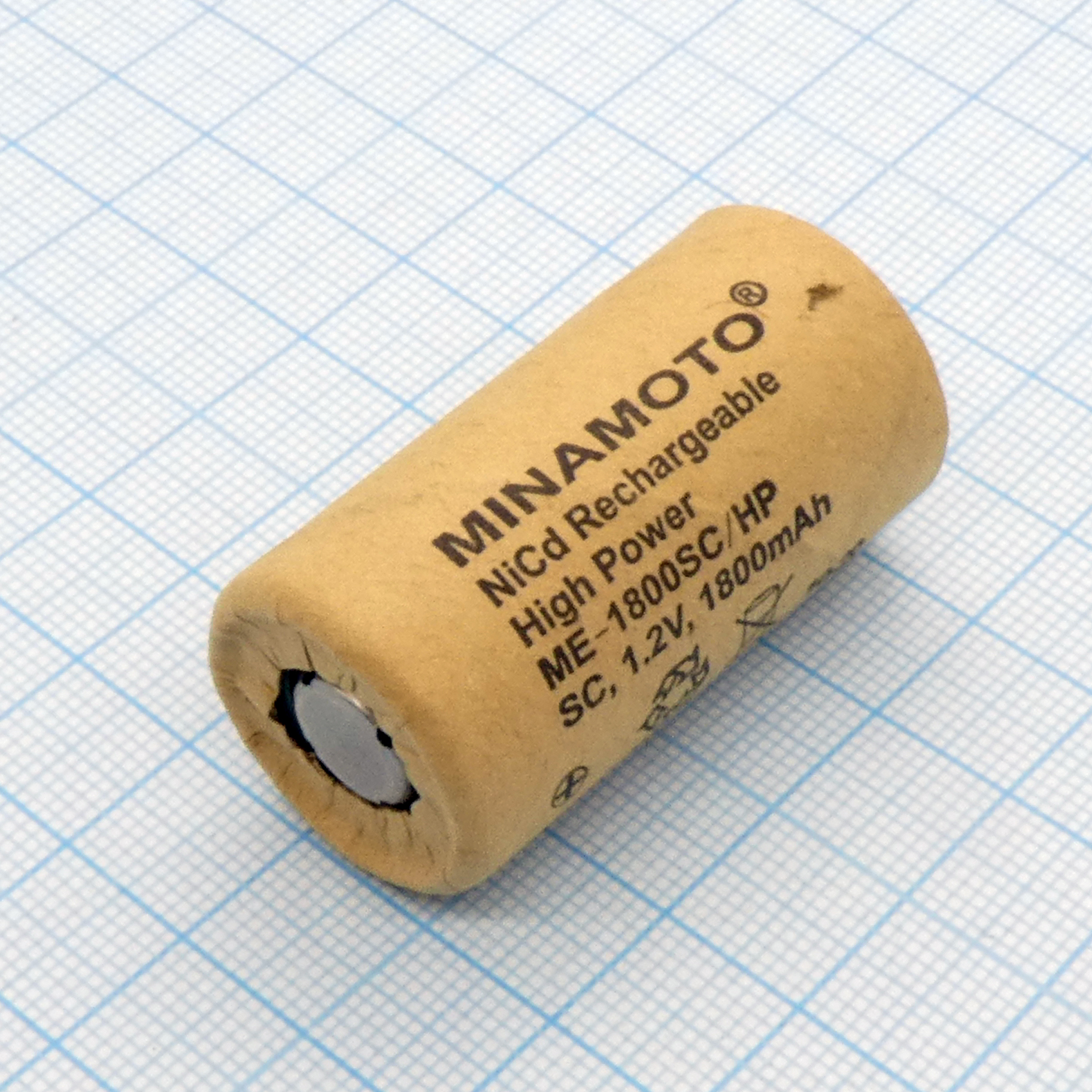 Аккумулятор 23х43мм ME-1800SC/HP - Аккумулятор никель-кадмиевый (Ni-Cd)