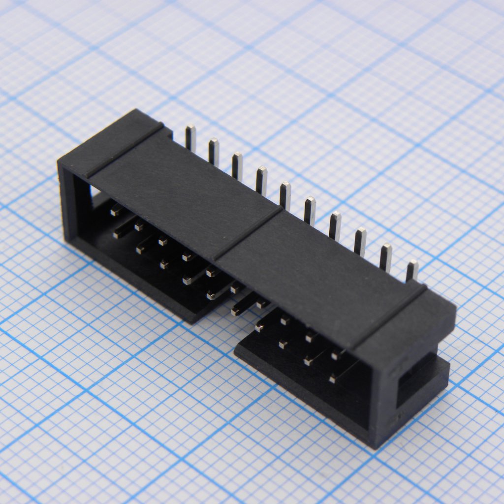 DS1013-20MSIXA-B - Вилка на плату, SMD монтаж 20pin(2x10), шаг 2.54
