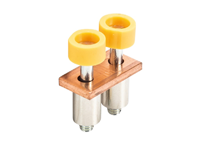 Соед. мостик IVB WK 4/DEU-2 - Соединительная перемычка, винтовая, изолированная, 2 полюса, для клемм: WK 4/DEU