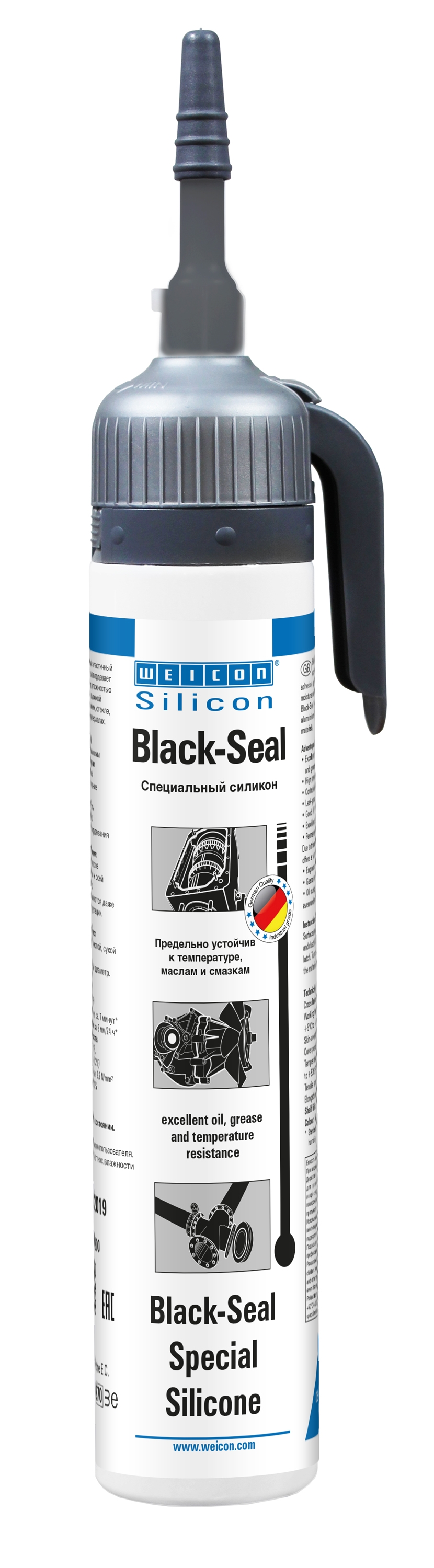 wcn13051200 - 10000763 WEICON Black-Seal Специальный силикон (200 мл)