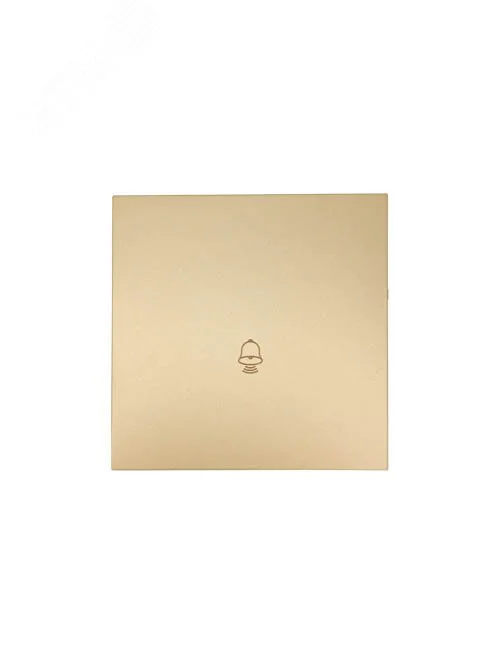 ZIMA Кнопка звонка, 10 А, механизм, золото Lezard 704-3688-103QC
