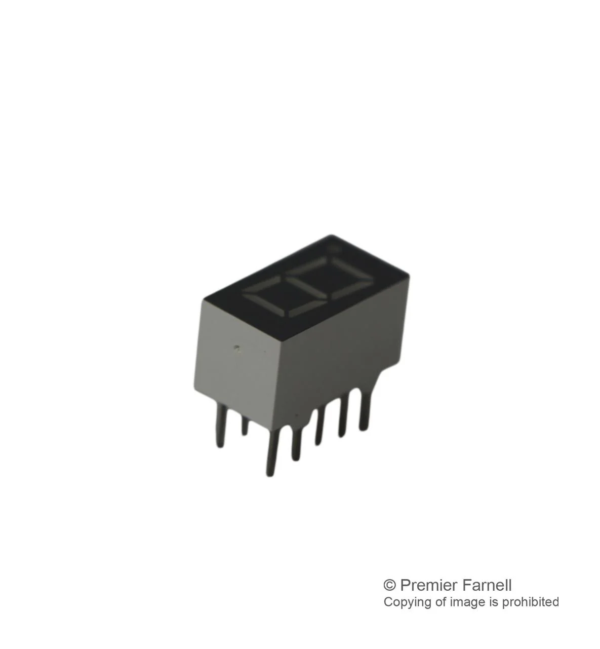 HDSP-C3E3 - Индикатор светодиодный 7-сегментный 1 -знаковый,9.1мм красный
