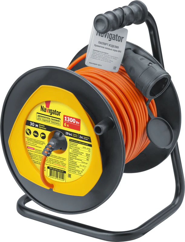 Удлинитель 30м без заземл. 93 915 NPE-LM-30-X-2x0.75 для сад. техн. 93915