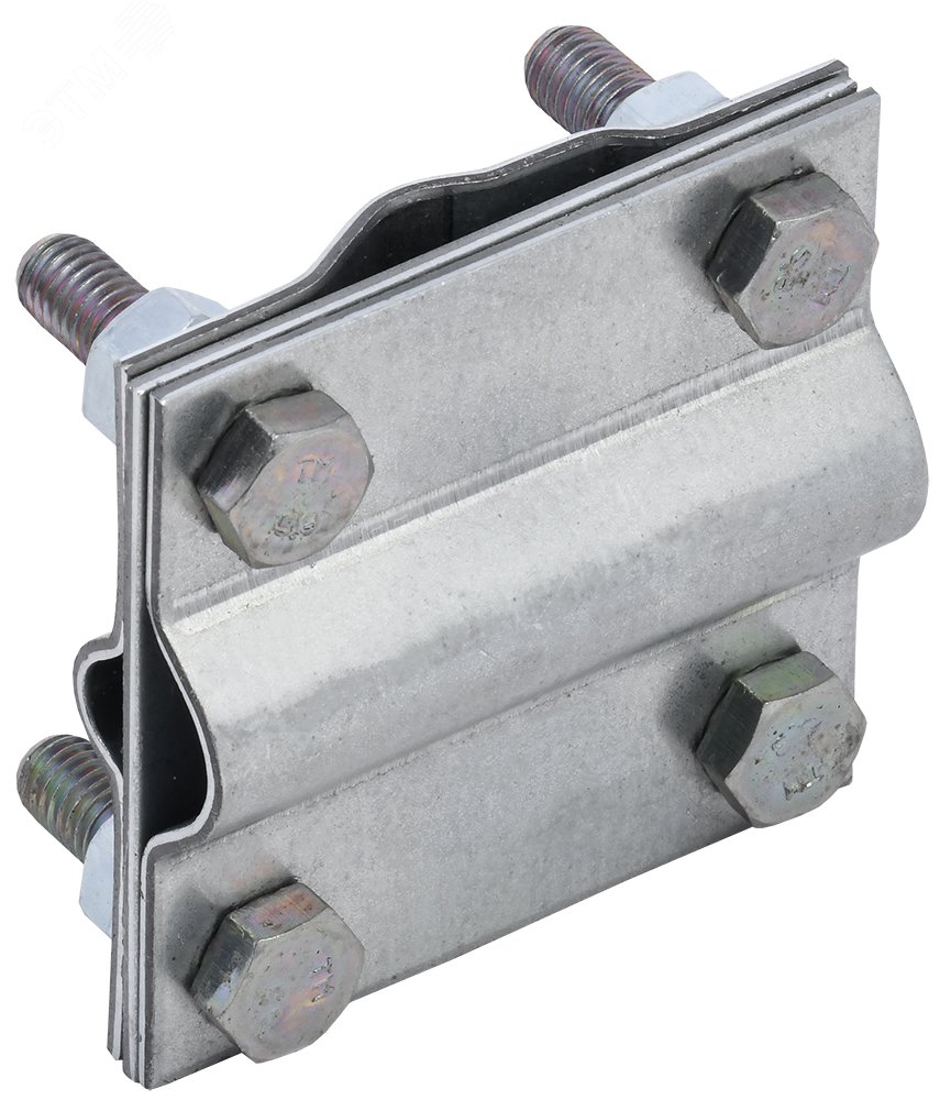 Зажим заземления крестообразный стержень-полоса/пруток оцинк. сталь ZGC33-11-1-16-40