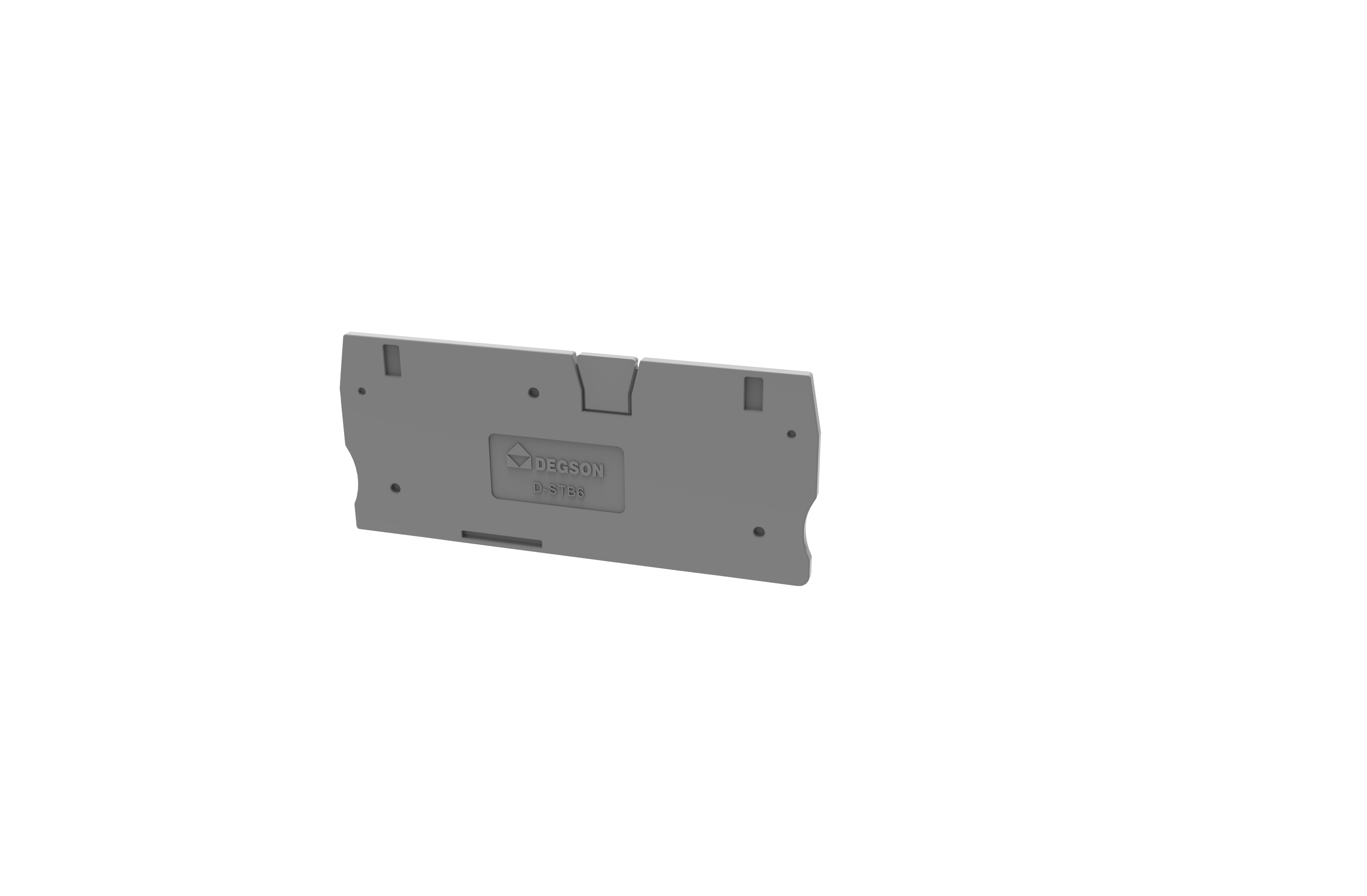Торцевая крышка D-STB6-01P-11 - Торцевая крышка, для клемм STB6..., цвет: серый