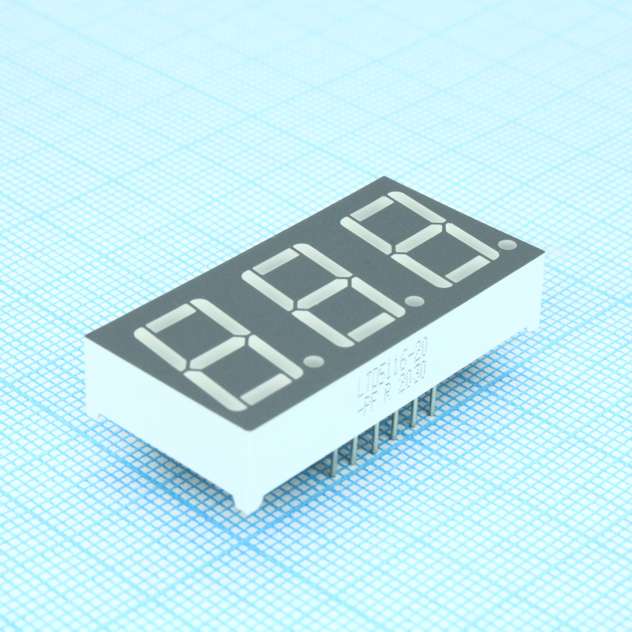 LTD5116-20-PF - 3-х разрядный индикатор/14,22мм/красный/640нм/8-24мкд