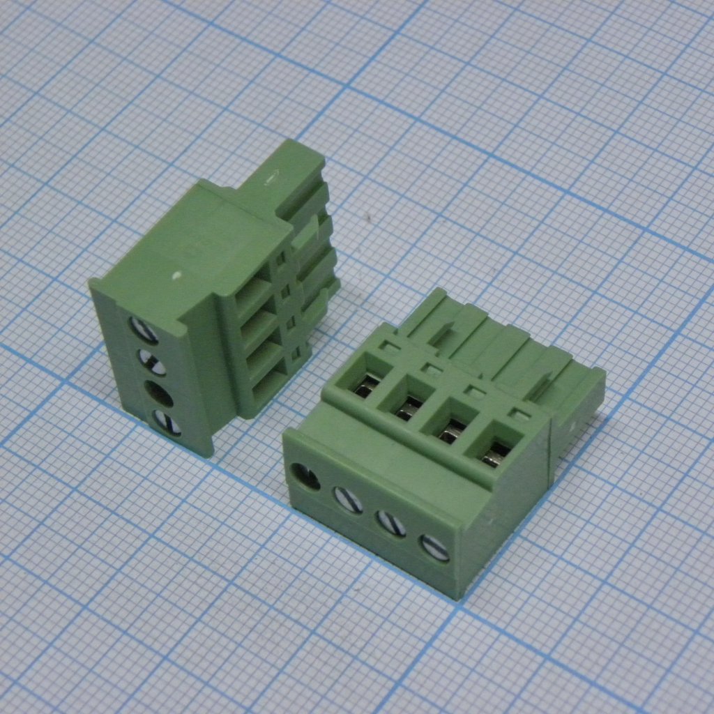 2EDGKA-5.08-04P-14-00A(H) - Разъемный клеммный блок 4 контакта шаг 5.08мм