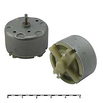R500-14415  3.0V - Электродвигатель 3V 0,11Вт, 1800/1391об/мин 20х32мм вал 2х9мм