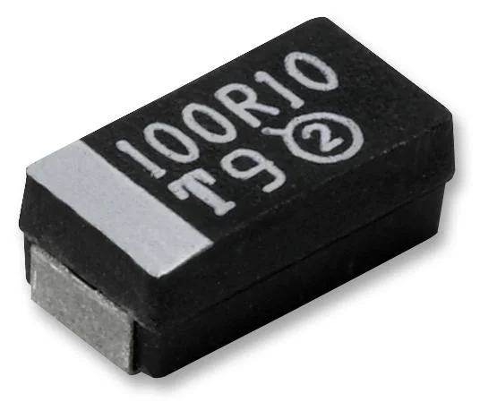 TR3A106K010C0900 - ЧИП-конденсатор танталовый твердотельный 10мкФ 10В типоразмер A ±10% (3.2х1.6х1.6мм) выводы внутрь SMD 3216-18 0.9Ом 125°С лента на катушке