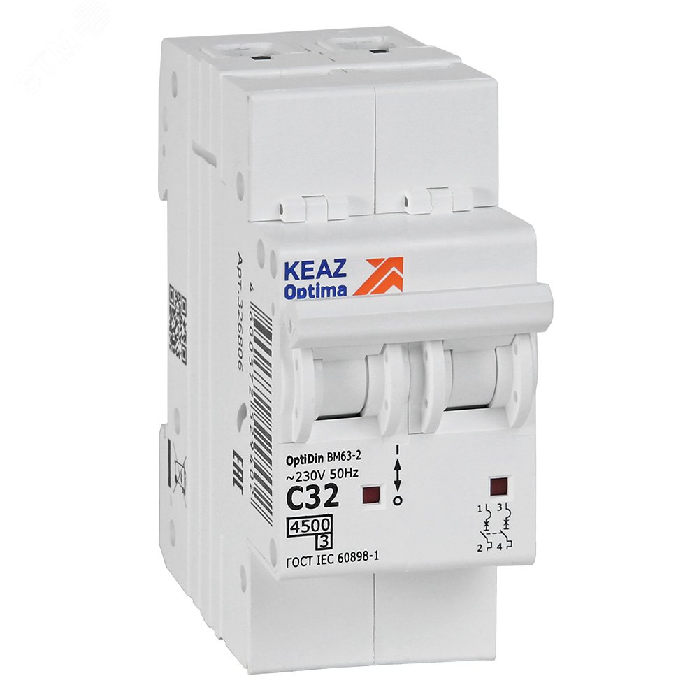 OptiDin BM63-2C32-4,5-УХЛ3 326806