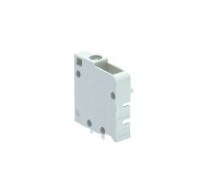 Клемма Wiecon 8285/ 1 TOP V - Клемма на печатную плату, подвод кабеля сверху, 1 полюс, шаг: 5,08 мм, винтовая фиксация провода, без маркировки, 300V, 16А, цвет: серый, серия 8285 TOP V